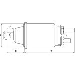 Interrupteur magnétique, démarreur HC-CARGO F 032 235 758
