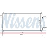 Condensatore, impianto di climatizzazione NISSENS NIS 940240
