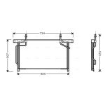 Condensator, airconditioning AVA COOLING DN5213