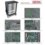 Chariot à outils avec équipement TOPTUL GE-26109