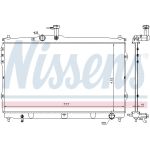 Radiador, refrigeración del motor NISSENS 67095
