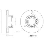 Disque de frein FEBI BILSTEIN 173146