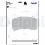 Remblokset DELPHI LP4011