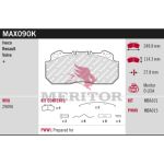 Remblokkenset, schijfrem MERITOR MAX090K