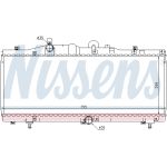 Radiador, refrigeración de motor NISSENS 61671