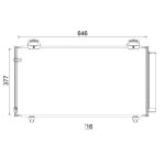 Condensator, airconditioning MAHLE AC 797 000S