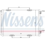 Condensator, airconditioning NISSENS 940055