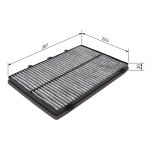Filtro, aire habitáculo BOSCH 1 987 432 482