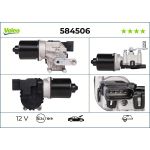 Pyyhkimen moottori VALEO VAL584506