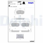 Remblokset DELPHI LP5064EV