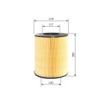 Ilmansuodatin BOSCH FILTRY F 026 400 276