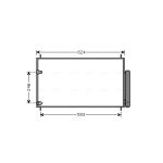 Lauhdutin, ilmastointi AVA COOLING TOA5405D
