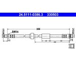 Bremsschlauch ATE 24.5111-0386.3