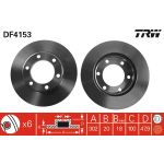 Disco de freno TRW DF4153 vorne, ventilado , 1 Pieza