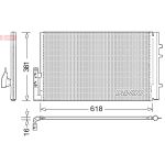 Condensatore, impianto di climatizzazione DENSO DCN05014