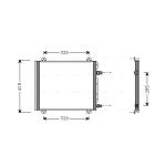 Condenseur (climatisation) AVA COOLING RT5235