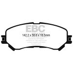 Hochleistungs-Bremsbelagsatz EBC BRAKES DP42272R