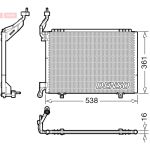 Kondensator, Klimaanlage DENSO DCN10037