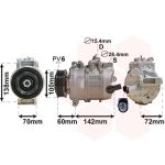 Klimakompressor VAN WEZEL 5800K386