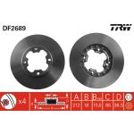 Bromsskiva TRW DF2689