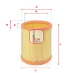 Luftfilter SOFIMA S 7196 A