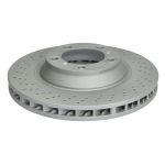 Disco de travão ATE 24.0134-0113.1 frente, ventilado, altamente carbonizado, 1 Peça