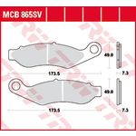 Remblokset TRW MCB865SV