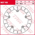 Disque de frein TRW MST456, 1 Pièce