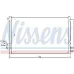 Condensator, airconditioning NISSENS 940396