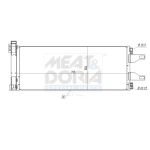 Condensador, sistema de ar condicionado MEAT & DORIA 991031