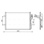 Kondensator, Klimaanlage AVA COOLING MZ5281D