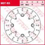 Remschijf TRW MST455, 1 Stuk