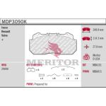 Remblokkenset, schijfrem MERITOR MDP3090K