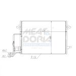 Condenseur (climatisation) MEAT & DORIA 991158