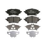 Remblokset DELPHI LP3608, achter