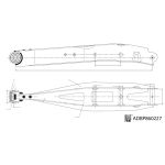 Hinterradaufhängungsarm BLUE PRINT ADBP860227