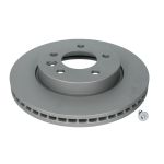 Disque de frein ATE 24.0128-0251.1 avant, ventilé, hautement carbonisé, 1 pièce