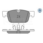 Bremsbelagsatz, Scheibenbremse MEYLE 025 220 9817/PD