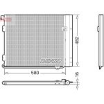 Condensator, airconditioning DENSO DCN99061
