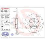 Disque de frein BREMBO 09.C350.1X