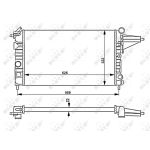 Radiateur, refroidissement moteur NRF 58775