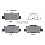 Bremsbelagsatz TEXTAR 2652005