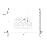 Condensador, sistema de ar condicionado MEAT & DORIA 991153