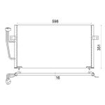 Condenseur (climatisation) MAHLE AC 193 000S