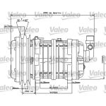 Compressor, ar condicionado VALEO 815842