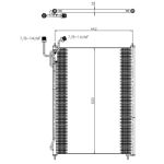 Condensator, airconditioning NRF 350503