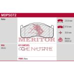 Remblokkenset, schijfrem MERITOR MDP5072