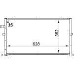 Condensator, airconditioning MAHLE AC 296 001S