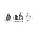 Klimakompressor AVA COOLING AIAK263