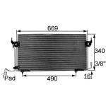 Condensator, airconditioning MAHLE AC 206 000S
